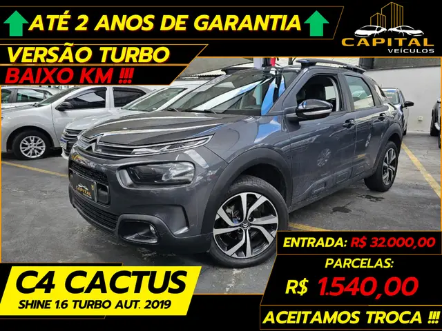 Carro Citroën C4 Cactus 2019 1.6 THP Shine (Aut) (Flex)