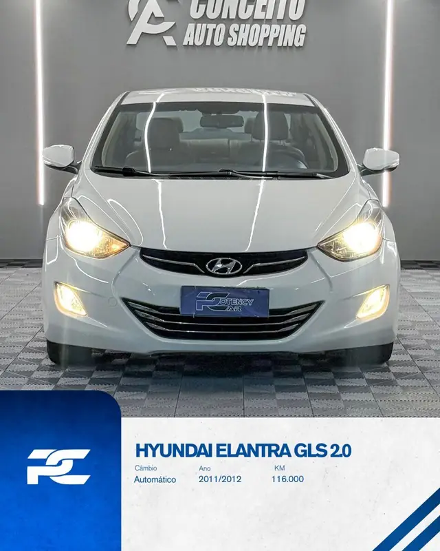 Carro Hyundai Elantra 2012 GLS 2.0 Flex (Aut.)