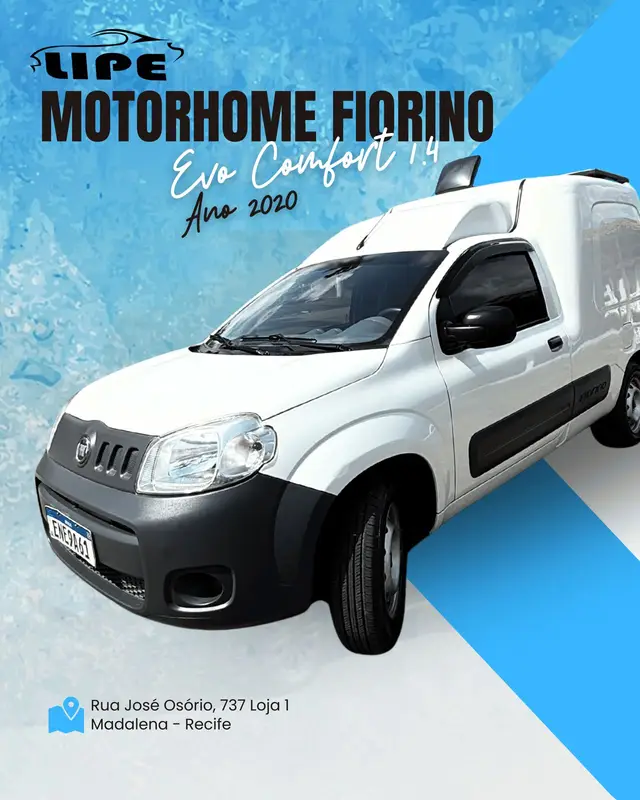 Carro Fiat Fiorino 2020 Furgão 1.4 Evo (Flex)
