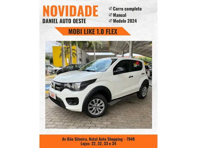 Carro Fiat Mobi 2024 Like 1.0