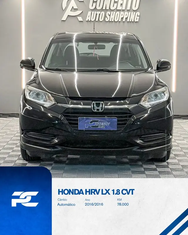 Carro Honda HR-V 2016 LX 1.8 I-VTEC FlexOne