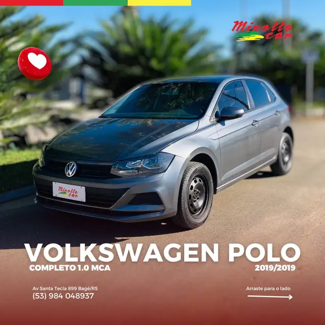Carro Volkswagen Polo 2019 1.6 MSI (Flex)
