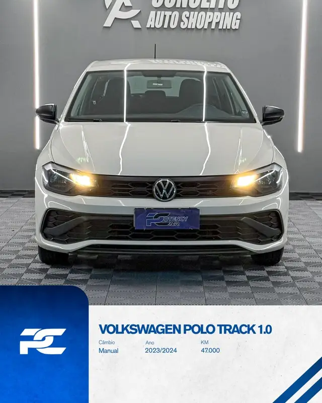 Carro Volkswagen Polo 2024 Track 1.0 Flex 12V 5p