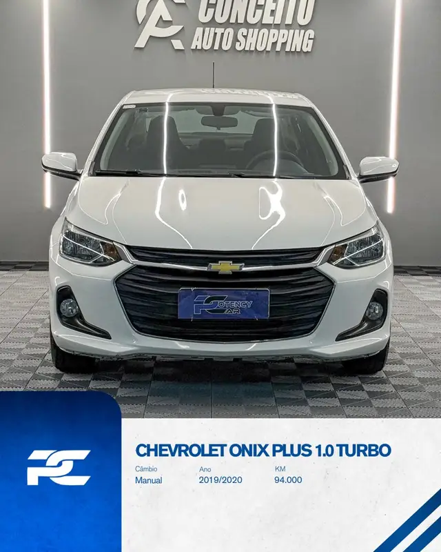 Carro Chevrolet Onix Plus 2020 1.0 LT (Flex)