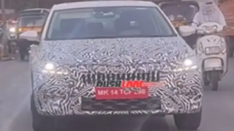 Flagra: VW Virtus indiano roda em testes com novo visual e detalhe de Tera