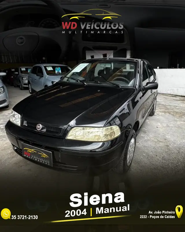Carro Fiat Siena 2004 ELX 1.0 8V
