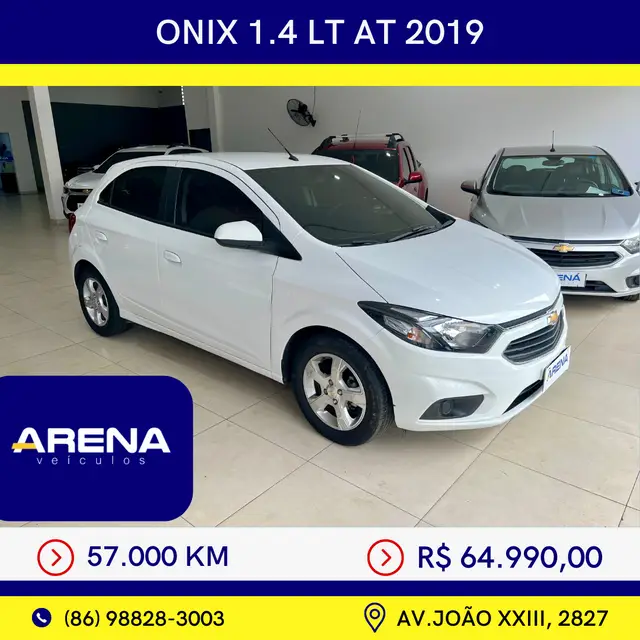 Carro Chevrolet Onix 2019 1.4 LT SPE/4 (Aut)