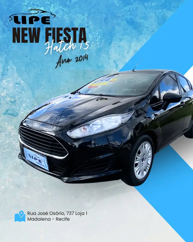 Carro Ford New Fiesta Hatch 2014 New Fiesta S 1.5 16V