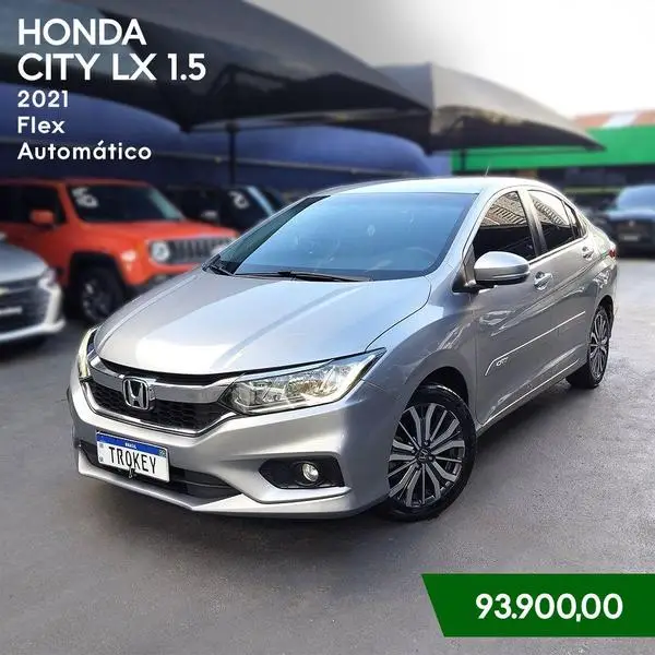 Carro Honda City 2021 LX 1.5 CVT (Flex)