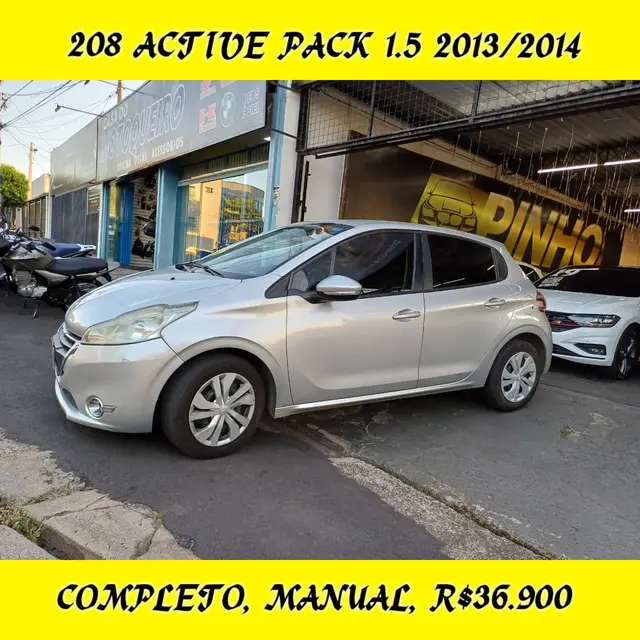 Carro Peugeot 208 2014 Active 1.5 8V (Flex)