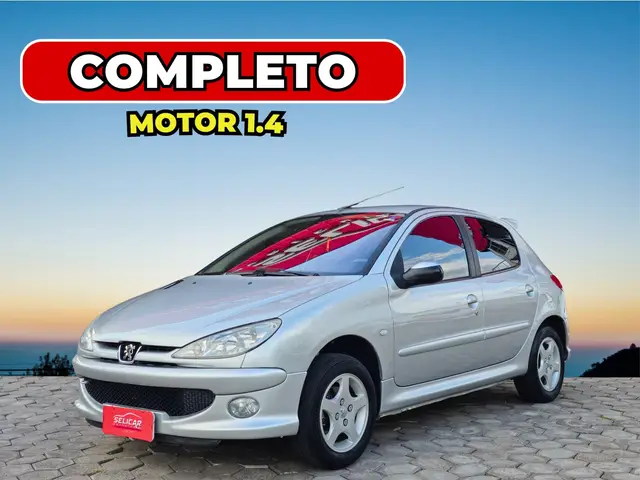 Carro Peugeot 206 2004 Hatch. Feline 1.4 8V