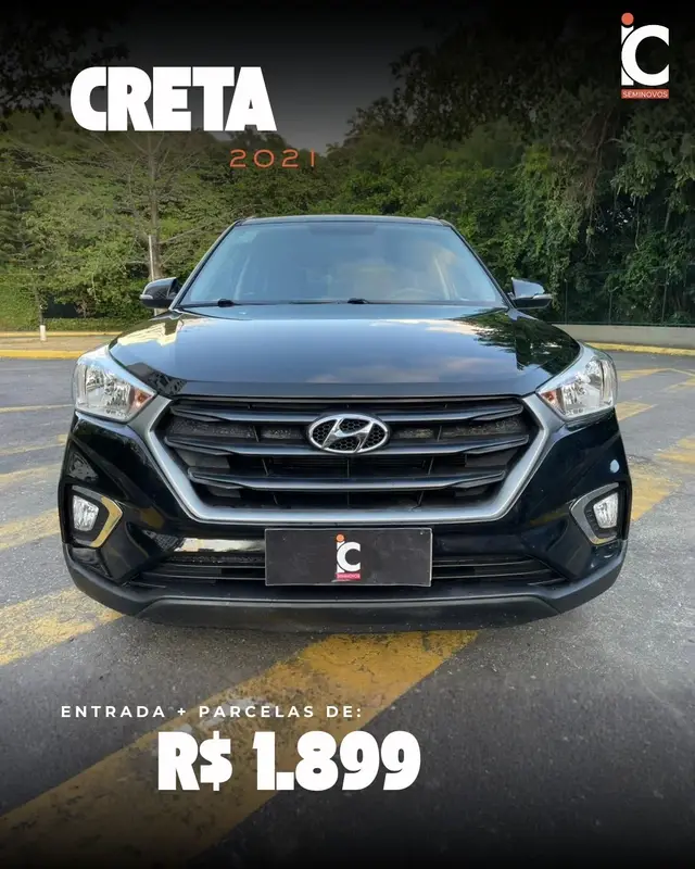 Carro Hyundai Creta 2021 Attitude 1.6 (Aut) (Flex)