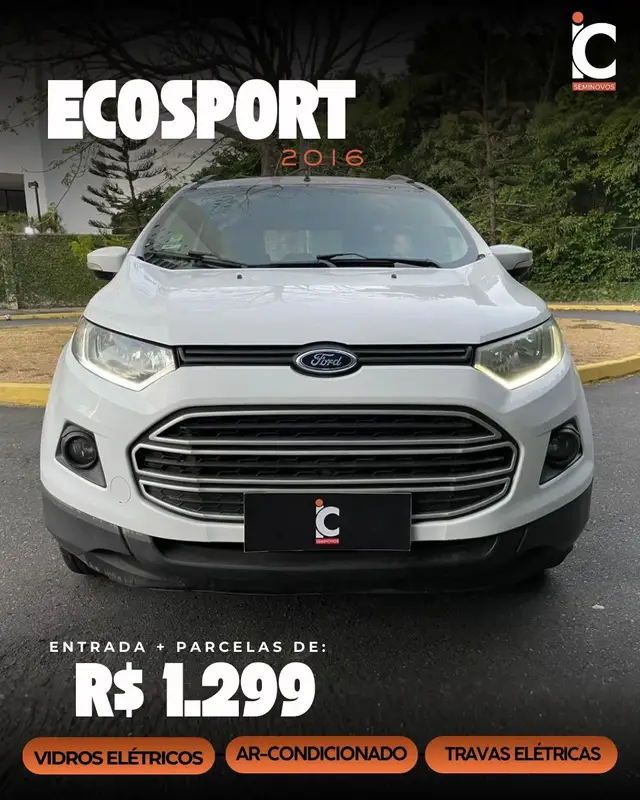 Carro Ford EcoSport 2016 S 1.6 16V Flex 5p