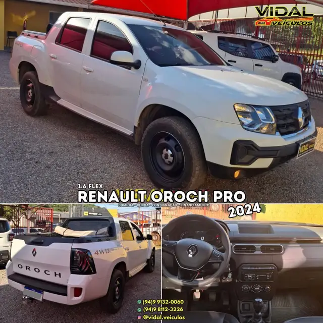 Carro Renault Oroch 2024 Pro 1.6 (Flex)