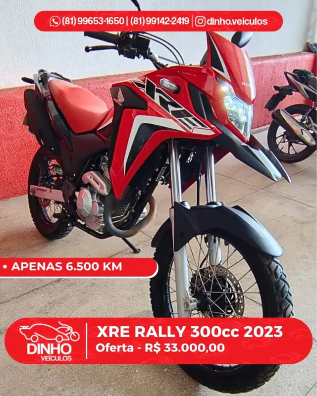 Moto Honda XRE 300 2023 Rally