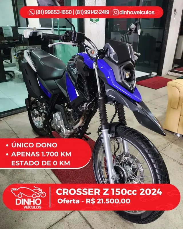 Moto Yamaha XTZ 150 Crosser 2024 Z (ABS)