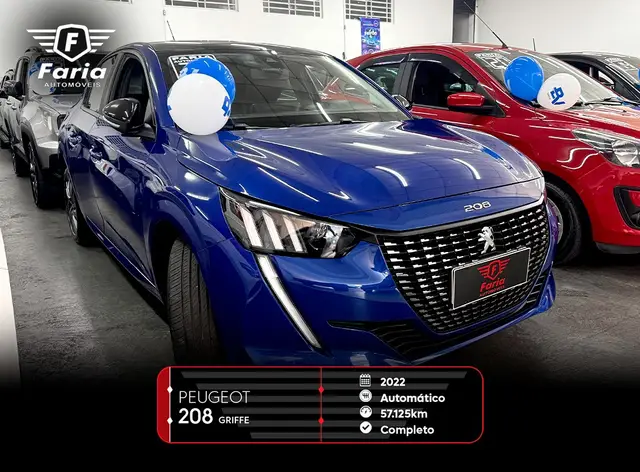 Carro Peugeot 208 2022 Active 1.6 (Flex) (Aut)