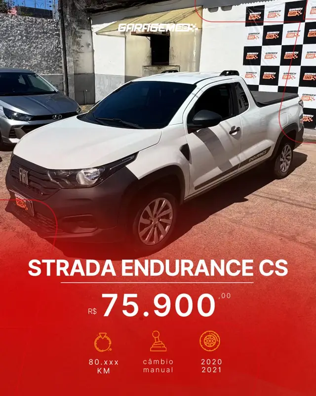 Carro Fiat Strada 2021 Endurance 1.4 CS (Flex)