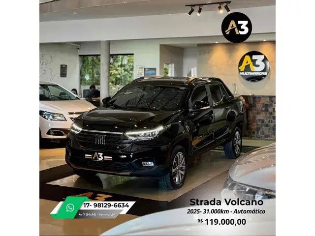 Carro Fiat Strada 2025 Volcano 1.3 Flex 8V CD Aut.