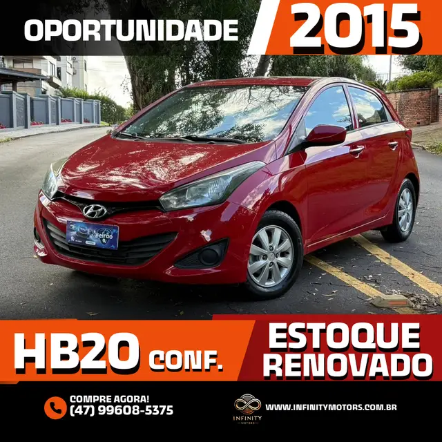 Carro Hyundai HB20 2015 1.0 Comfort (Flex)