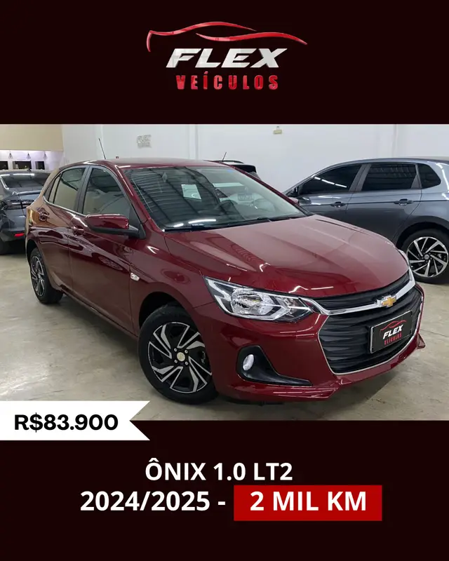Carro Chevrolet Onix 2025 LT 1.0