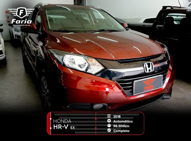 Carro Honda HR-V 2018 EX CVT 1.8 I-VTEC FlexOne