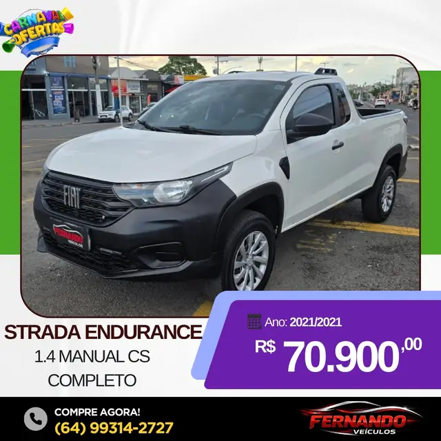 Carro Fiat Strada 2021 Endurance 1.4 CS (Flex)