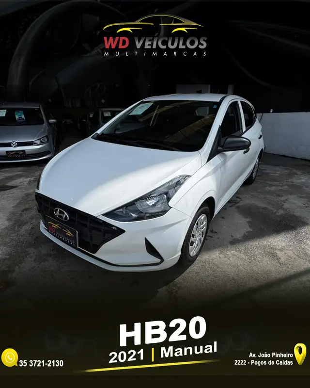 Carro Hyundai HB20 2021 Sense 1.0