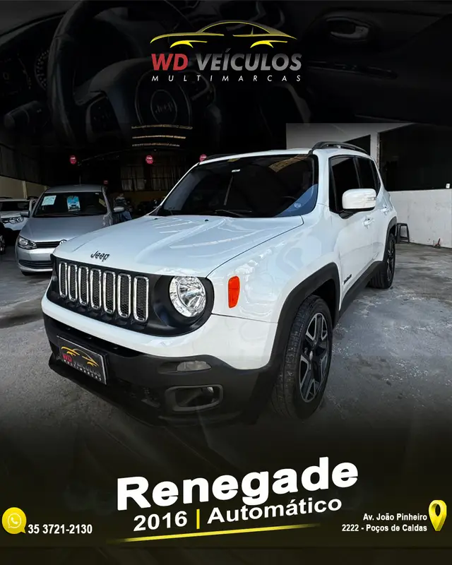 Carro Jeep Renegade 2016 Longitude 1.8 4x2 (Aut) (Flex)