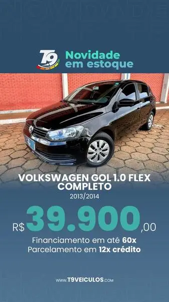 Carro Volkswagen Gol 2014 1.0 Ecomotion(G4) (Flex) 2p