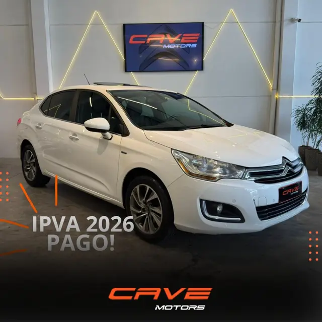 Carro Citroën C4 Lounge 2016 Exclusive 1.6 THP (Flex) (Aut)