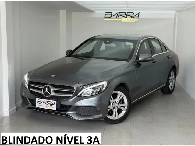 Carro Mercedes-Benz Classe C 2017 C 180 Avantgarde FlexFuel