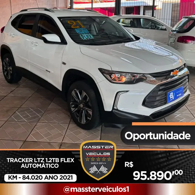 Carro Chevrolet Tracker 2021 LTZ 1.2 Turbo (Aut) (Flex)