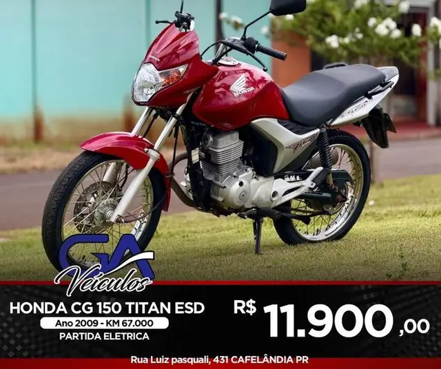 Moto Honda CG 125 2009 Cargo ES