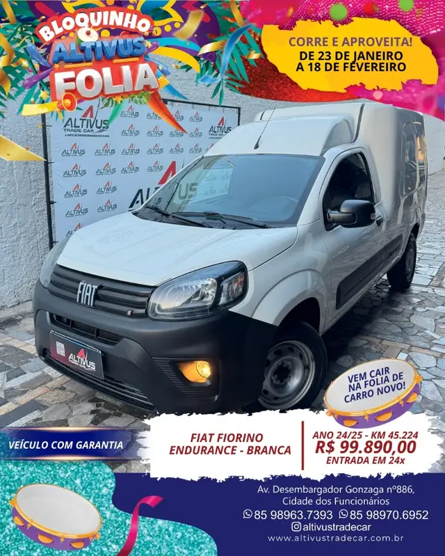 Carro Fiat Fiorino 2025 1.4 Endurance (Flex)