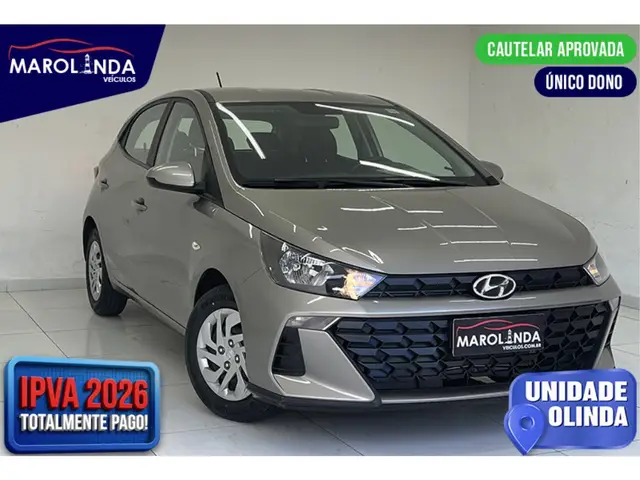 Carro Hyundai HB20 2024 Sense 1.0 (Mec.)