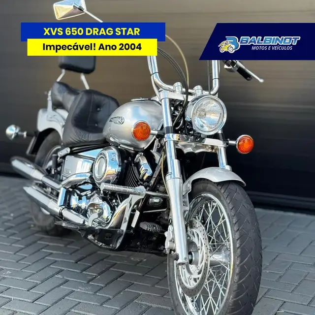 Moto Yamaha XVS 650 2004 Drag Star