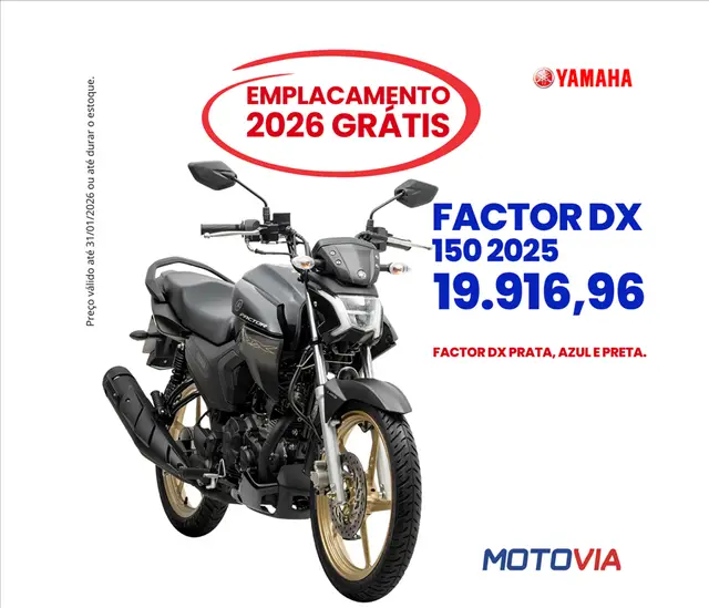 Moto Yamaha YBR 150 Factor 2025 DX