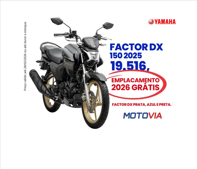 Moto Yamaha YBR 150 Factor 2025 DX