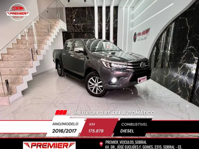 Carro Toyota Hilux Cabine Dupla 2017 Hilux 2.8 TDI SRX CD 4x4 (Aut)