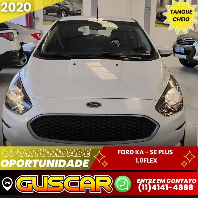 Carro Ford Ka 2020 1.0 SE Plus (Flex)