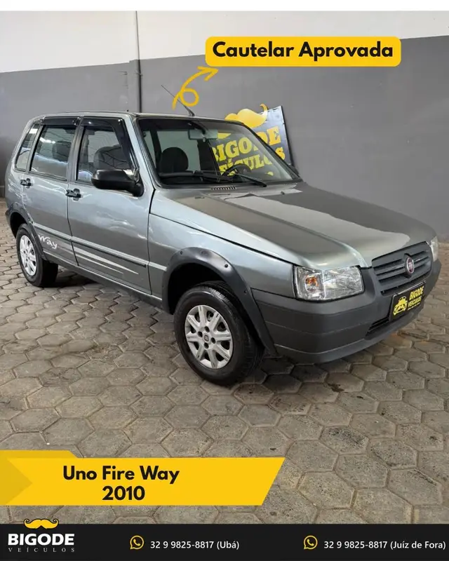 Carro Fiat Uno Mille 2010 Fire Economy Way 1.0 (Flex) 4p