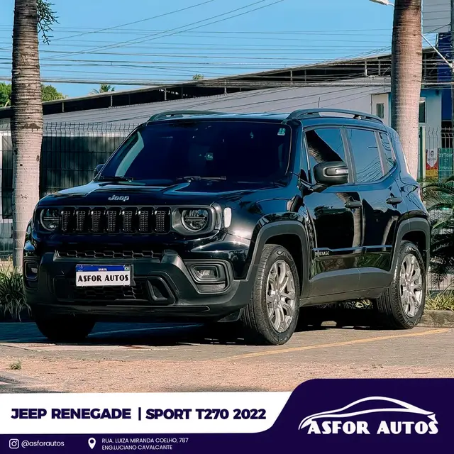 Carro Jeep Renegade 2022 Sport T270 4x2 AT6