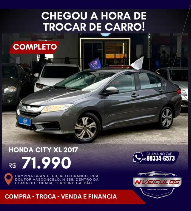 Carro Honda City 2017 LX 1.5 CVT (Flex)