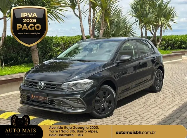 Carro Volkswagen Polo 2025 Track 1.0 Flex 12V 5p