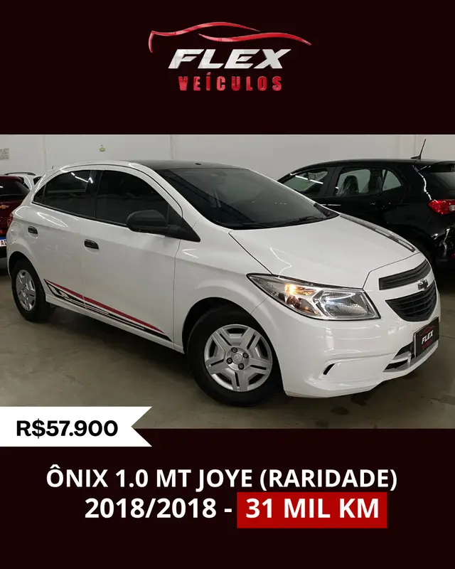 Carro Chevrolet Onix 2018 1.0 Joy SPE/4