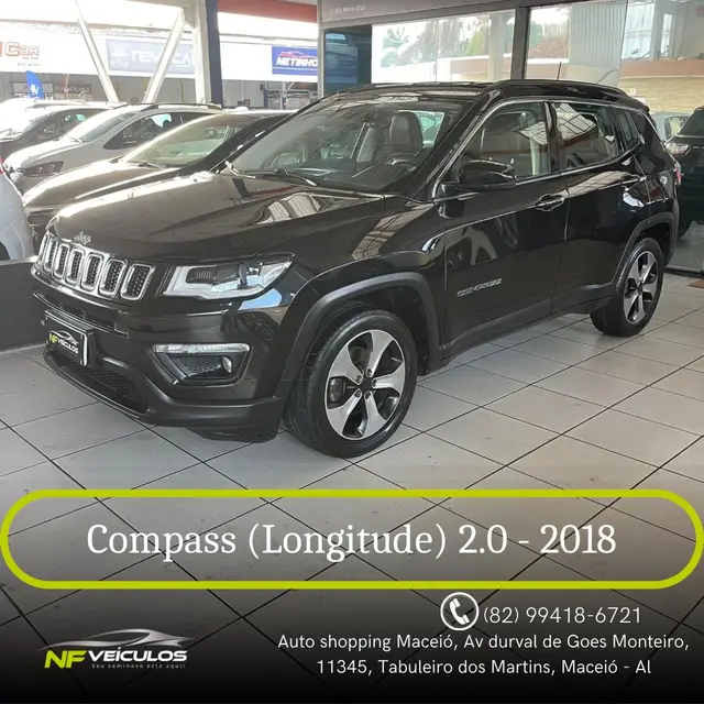 Carro Jeep Compass 2018 2.0 Longitude 4x2 (Aut) (Flex)