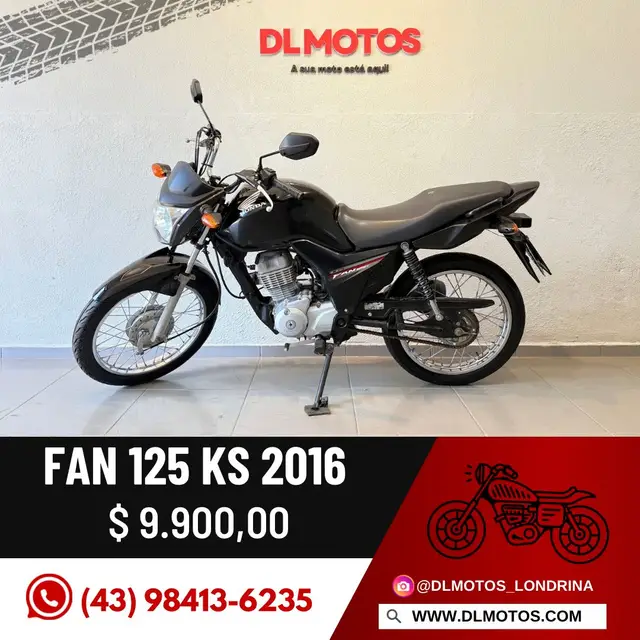 Moto Honda CG 125 2016 Fan KS