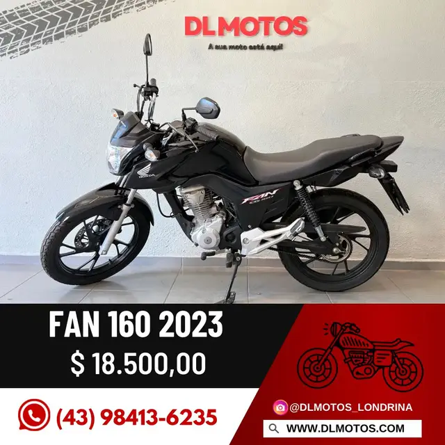 Moto Honda CG 160 2023 Fan