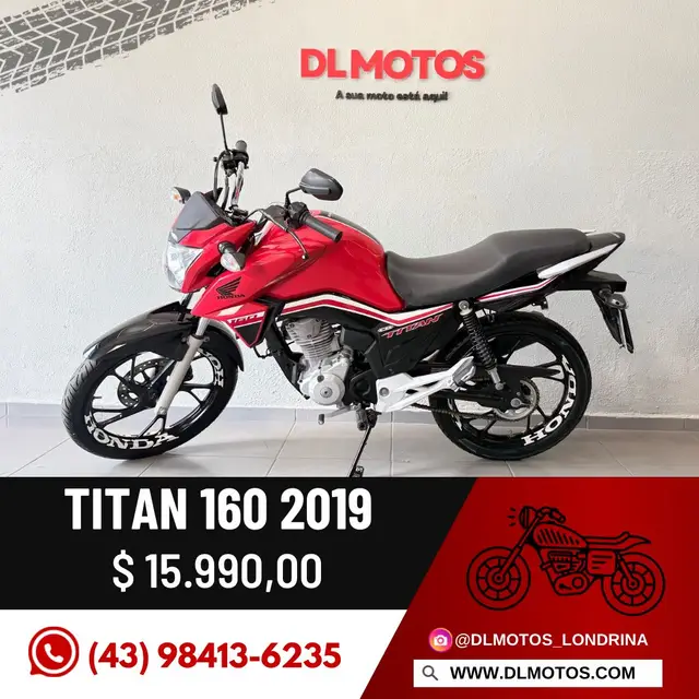 Moto Honda CG 160 2019 Titan